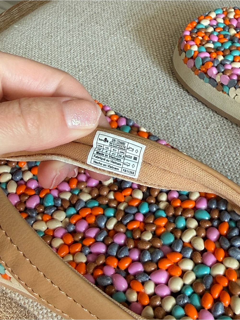 Sanuk free-est bubblecush flip flops - Picture 4 of 6